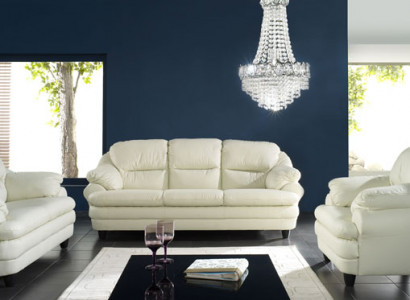 Sofagarnitur 3+2+1 Sitzer Set Design Sofas Polster Couchen Relax Leder